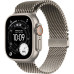 Apple Watch Ultra 3, 49 mm, S/M/L Natural Titanium Milanese Loop