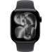 Apple Watch Series 11, 42 mm, Jet Black Aluminium Black Sport Band SM/ML