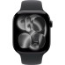 Apple Watch Series 11, 46 mm, Jet Black Aluminium Black Sport Band SM/ML