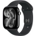 Apple Watch Series 11, 46 mm, Jet Black Aluminium Black Sport Band SM/ML