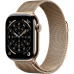 Apple Watch Series 11, 42 mm, Gold Titanium Milanese Loop