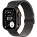 Apple Watch Ultra 3, 49 mm, S/M/L Black Titanium Milanese Loop