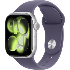 Apple Watch Series 11, 42 mm, Silver Aluminium Purple Fog Sport Band