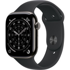 Apple Watch Series 11, 46 mm, Slate Titanium Black Sport Band
