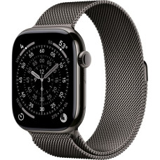 Apple Watch Series 11, 46 mm, S-M/M-L Slate Titanium Milanese Loop