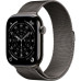 Apple Watch Series 11, 46 mm, S-M/M-L Slate Titanium Milanese Loop