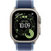 Apple Watch Ultra 3, 49 mm, Natural S-M/М-L Trail Loop Blue/Bright Blue