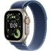 Apple Watch Ultra 3, 49 mm, Natural S-M/М-L Trail Loop Blue/Bright Blue