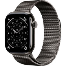 Apple Watch Series 11, 42 mm, Slate Titanium Milanese Loop