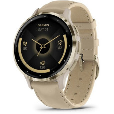 Garmin Venu 3S Soft Gold French Gray Leather (010-02785-55)