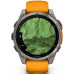 Garmin Fenix 8 47mm Amoled Sapphire Titanium with Spark Orange Silicone (010-02904-11)