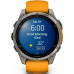 Garmin Fenix 8 47mm Amoled Sapphire Titanium with Spark Orange Silicone (010-02904-11)