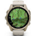 Garmin Fenix 8 43mm Amoled Sapphire Soft Gold with Dark Sandstone Silicone Band (010-02903-11)