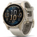 Garmin Fenix 8 43mm Amoled Sapphire Soft Gold with Dark Sandstone Silicone Band (010-02903-11)