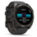 Garmin Fenix 8 51mm Amoled Sapphire Carbon Gray DLC Titanium with Pebble Gray Silicone (010-02905-21)