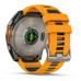 Garmin Fenix 8 51mm Amoled Sapphire Carbon Gray DLC Titanium with Spark Orange Silicone (010-02905-11)