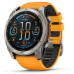 Garmin Fenix 8 51mm Amoled Sapphire Carbon Gray DLC Titanium with Spark Orange Silicone (010-02905-11)