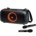 JBL PartyBox On-The-Go с двумя микрофонами